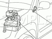 Brake Components Diagram for 2007 Toyota Tacoma PRE Runner 4.0 V6 GAS