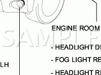 Front Body Components Diagram for 2007 Toyota Tundra SR5 4.0 V6 GAS