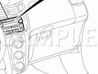 Instrument Panel Diagram for 2007 Toyota Yaris S 1.5 L4 GAS