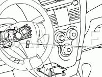 Instrument Panel Diagram for 2007 Toyota Yaris CE 1.5 L4 GAS