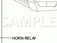 Horn Diagram for 2008 Toyota 4runner SR5 4.0 V6 GAS