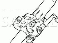 Steering Column Components Diagram for 2008 Toyota Camry SE 2.4 L4 GAS