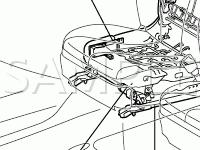 Seat Components Diagram for 2008 Toyota Camry XLE 3.5 V6 GAS