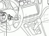 Instrument Panel Diagram for 2008 Toyota Highlander Hybrid 3.3 V6 ELECTRIC/GAS