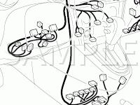 Instrument Panel Grounds and Connectors Diagram for 2008 Toyota Matrix  1.8 L4 GAS