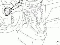 Instrument Panel Diagram for 2008 Toyota Matrix XR 1.8 L4 GAS