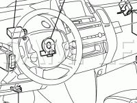 Instrument Panel Components Diagram for 2008 Toyota Prius Touring 1.5 L4 ELECTRIC/GAS