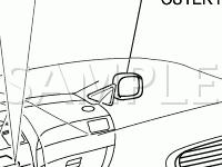 Instrument Panel Components Diagram for 2008 Toyota Solara SLE 2.4 L4 GAS