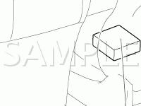Seat Components Diagram for 2008 Toyota Tacoma X-RUNNER 4.0 V6 GAS