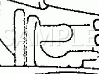 Engine Compartment Main Harness Connectors & Ground Points Diagram for 1991 Toyota Land Cruiser  4.0 L6 GAS