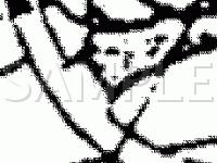 Air Bag Component Locations Diagram for 1994 Toyota Camry LE 2.2 L4 GAS