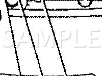 Engine Compartment Connector Locations Diagram for 1996 Toyota Supra  3.0 L6 GAS
