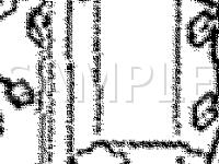 Engine Compartment Grounds & Harness To Harness Connector Locations Diagram for 1997 Toyota Land Cruiser  4.5 L6 GAS