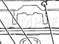Engine Compartment Connector Locations, A1 Through H4 Diagram for 1997 Toyota Paseo Convertible 1.5 L4 GAS