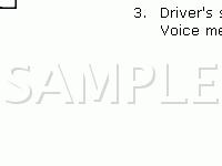 Audio Components Diagram for 2001 Volvo V40  1.9 L4 GAS