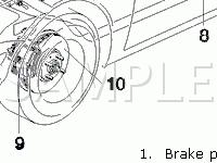 Hydraulic Brake System Components Diagram for 2001 Volvo V40  1.9 L4 GAS