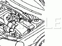 Engine Compartment Diagram for 2002 Volvo S60 T5 2.3 L5 GAS