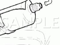 Fuel System Components Diagram for 2003 Volvo S40  1.9 L4 GAS