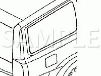 Rear End Component Locations Diagram for 2003 Volvo XC70  2.5 L5 GAS