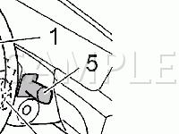 Steering Wheel Switches Diagram for 2004 Volvo S60  2.4 L5 GAS