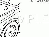 Wiper And Washer Components Diagram for 2004 Volvo S60  2.5 L5 GAS