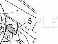 Steering Wheel Switches Diagram for 2005 Volvo V70 2.4 2.4 L5 GAS