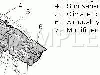 Climate Control Components Diagram for 2006 Volvo XC90 V8 Ocean Race 4.4 V8 GAS