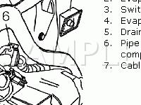 Rear Climate Control Components Diagram for 2006 Volvo XC90 V8 4.4 V8 GAS