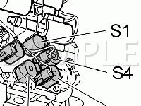 Gear Shift Solenoids Diagram for 2006 Volvo S40 2.4I 2.4 L5 GAS