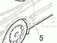 Exterior Lamps Diagram for 2006 Volvo S80 2.5T 2.5 L5 GAS