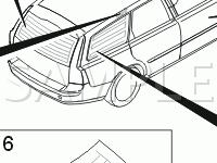 Audio Components Diagram for 2006 Volvo V50 2.4I 2.4 L5 GAS