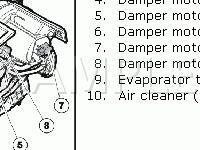 A/C & Heater System Components Diagram for 2006 Volvo V50 T5 2.5 L5 GAS
