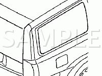 Rear External Lighting Diagram for 2006 Volvo V70 R 2.5 L5 GAS