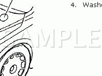 Wiper And Washer Components Diagram for 2006 Volvo V70 2.5T 2.5 L5 GAS