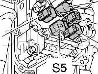 Engine Compartment Diagram for 2008 Volvo S40 2.4I 2.4 L5 GAS