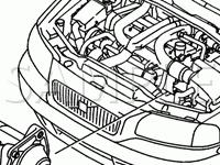 Engine Compartment Diagram for 2007 Volvo S60 T5 2.4 L5 GAS