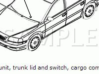Body Components Diagram for 2007 Volvo S60 T5 2.4 L5 GAS