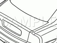 Rear Body Diagram for 2007 Volvo V70 R 2.5 L5 GAS