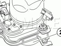 Steering Column Components Diagram for 2008 Volvo S40 T5 2.5 L5 GAS
