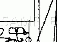 Central Locking Components Diagram for 1992 Volvo 740  2.3 L4 GAS