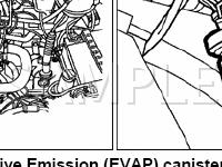 EVAP Canister Purge Regulator Valve Diagram for 2001 Volkswagen Cabrio  2.0 L4 GAS