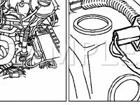 Intake Air Temperature Sensor Diagram for 2001 Volkswagen Cabrio  2.0 L4 GAS