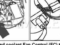 Third Speed Coolant Fan Control Thermal Switch Diagram for 2001 Volkswagen Cabrio  2.0 L4 GAS