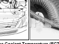 A/C Engine Coolant Temperature Sensor Diagram for 2001 Volkswagen Eurovan  2.8 V6 GAS