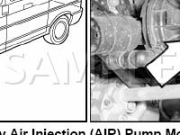 Secondary Air Injection Pump Motor Diagram for 2001 Volkswagen Eurovan  2.8 V6 GAS