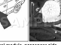 Door Control Module Diagram for 2001 Volkswagen Golf  1.9 L4 DIESEL