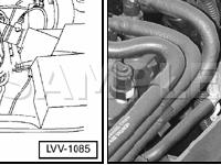 High Pressure Sensor Diagram for 2002 Volkswagen Golf GTI 2.8 V6 GAS