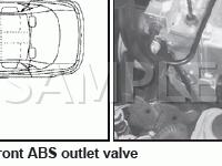 Front ABS Components Diagram for 2002 Volkswagen Passat  4.0 W8 GAS
