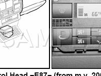A/C Control Head Diagram for 2003 Volkswagen Eurovan  2.8 V6 GAS