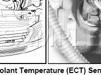 Engine Coolant Temperature Sensor Diagram for 2003 Volkswagen Eurovan  2.8 V6 GAS